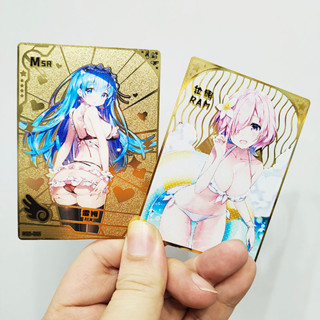 การ์ดแฟนฟิกเกอร์โลหะ REM RAM Re.Zero Artwork