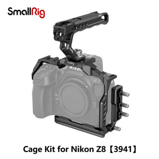 Smallrig Z8 ชุดกรงกล้อง พร้อมมือจับด้านบน 1 ชิ้น และแคลมป์สายเคเบิล 1 ชิ้น สําหรับ Nikon Z8 3941