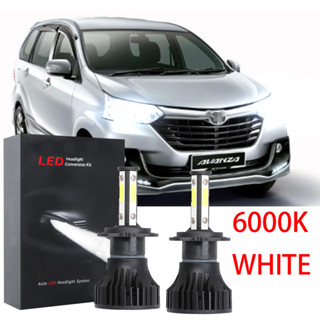 ชุดหลอดไฟฮาโลเจน LED X15 6000K สีขาว แบบเปลี่ยน สําหรับ Toyota Avanza F650 2013 2014 2015 2016 2017 2018 2019 1 คู่