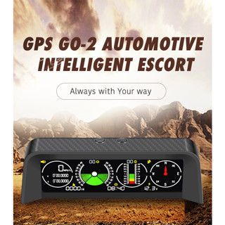 X90s GPS มอนิเตอร์รถยนต์ HUD Smart Car GPS Slope Meter Speedometer อุปกรณ์เสริมสําหรับรถยนต์ทุกรุ่น