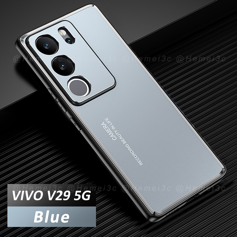 สําหรับ Vivo V29 5G เคสอลูมิเนียมอัลลอยด์ กระจายความร้อน กันกระแทก เคสโทรศัพท์แข็ง