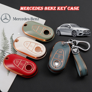 เคสกุญแจรีโมทรถยนต์ tpu สําหรับ Benz A C E S G Class GLC GLE GLA W205 W213 W222 G63 E200