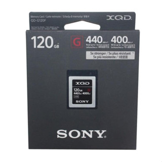 การ์ดหน่วยความจํา สําหรับ Sony 120GB G Series XQD QD-G120F - อ่าน: 440 MB/s; เขียน: 400 MB/s