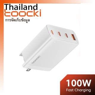 Toocki GaN ที่ชาร์จ 100W USB Type C PD ชาร์จเร็ว 3.0 4.0 สําหรับโทรศัพท์ ชาร์จเร็ว สําหรับแล็ปท็อป