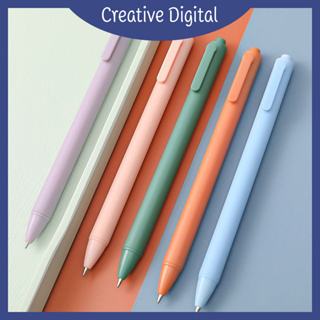 Creative Digital [✨สินค้าใหม่✨]  ปากกาลูกลื่นด้ามสี Pastelไส้สีดำ 0.5 ชิ้นละ 8 บาทคละสีพร้อมส่ง Ohwowshop ปากกาเจล การ์ตูนเกาหลี ปากกา