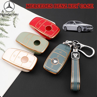 เคสกุญแจรีโมทรถยนต์ tpu สําหรับ Mercedes Benz A C E S G Class GLC GLE GLA