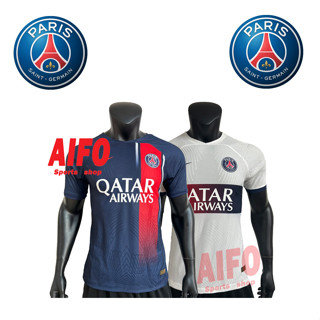 เสื้อกีฬาแขนสั้น ลายทีมชาติฟุตบอล Paris S G PSG Player Version 2023 24 ชุดเหย้า คุณภาพสูง สําหรับผู้ชาย