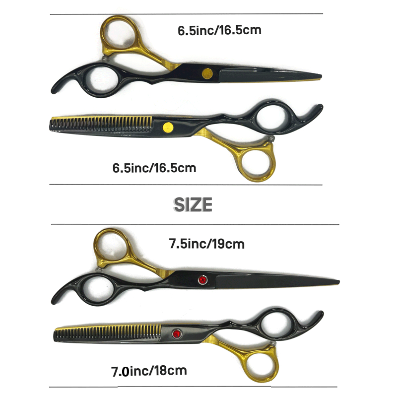 กรรไกรตัดผม 6/7 นิ้ว แบบมืออาชีพ สําหรับตัดผม - รูปที่ 2