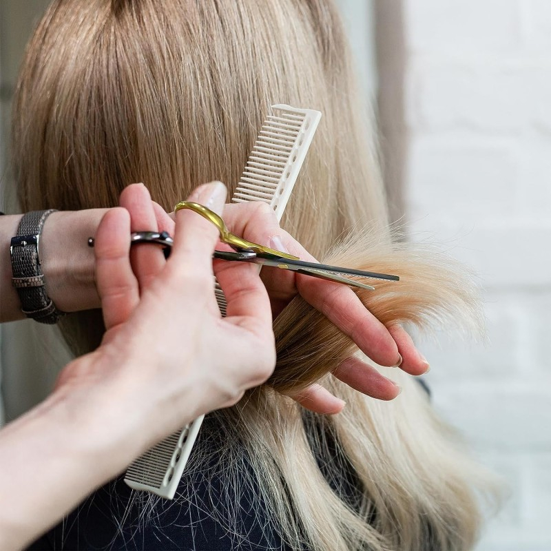 กรรไกรตัดผม 6/7 นิ้ว แบบมืออาชีพ สําหรับตัดผม - รูปที่ 3