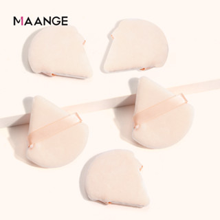 MAANGE 5Pcs ​Antis Air Cushion Powder Puff พัฟแบบเปียกและแห้งแบบใช้สองด้า