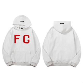 Fog เสื้อกันหนาว มีฮู้ด ผ้าฝ้าย พิมพ์ลาย flocking แฟชั่นสําหรับผู้ชาย และผู้หญิง