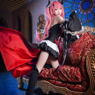 ชุดคอสเพลย์อนิเมะ Seraph Of The End Krul Tepes น่ารัก สไตล์ญี่ปุ่น สําหรับผู้หญิง เหมาะกับงานปาร์ตี้ฮาโลวีน