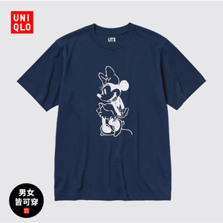 Uniqlo ผู้ชาย &amp;#039;s/women&amp;#039เสื้อยืดแขนสั้น พิมพ์ลาย MFA FOREVER 467916 ยูนิโคล่