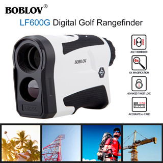 Boblov LF600AG เครื่องวัดระยะทางกล้องโทรทรรศน์ LCD 6X 650 หลา กันน้ํา พร้อมตัววัดระยะทาง