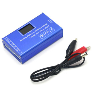 Bc-4s15d เครื่องตรวจจับแรงดันไฟฟ้าแบตเตอรี่ลิเธียม Lipo จอแสดงผล LCD ดิจิทัล พร้อมอะแดปเตอร์ สําหรับแบตเตอรี่ RC