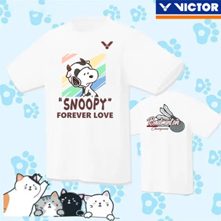 Victor 2023 ใหม่ เสื้อแบดมินตัน แห้งเร็ว วัฒนธรรมเกาหลี เสื้อแขนสั้น เสื้อฝึก แห้งเร็ว ปิงปอง เสื้อยืด เสื้อเทนนิส เสื้อเทนนิส ระบายอากาศ เสื้อยืดทัวร์นมาเน็ต