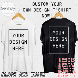 เสื้อยืดสั่งทำพิเศษ Custom T-Shirt Printing Service Tee Cotton Oversize DIY Shirt เสื้อยืดผู้ชาย เสื้อยืดผู้หญิง Unisex Tops จัดส่งที่รวดเร็ว！！！