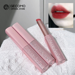 Gecomo ลิปสติก เนื้อแมตต์กํามะหยี่ สีชมพู