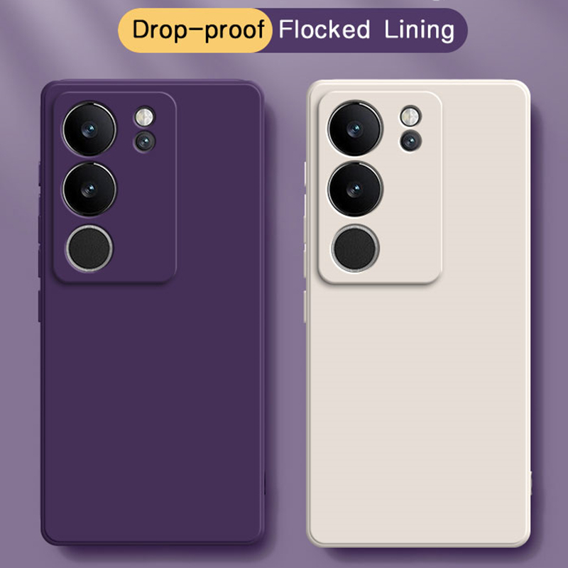 เคสโทรศัพท์มือถือ ยางซิลิโคนนิ่ม TPU ทรงสี่เหลี่ยม สําหรับ VIVO V29 5G Pro Lite V29E V29 E V 29 V29P