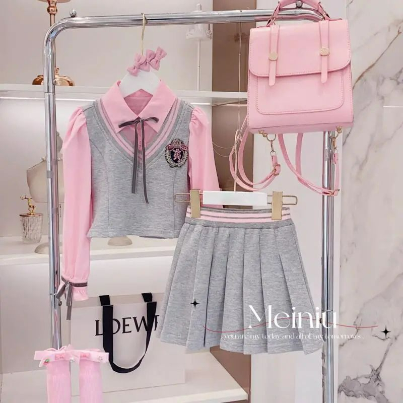 #เสื้อผ้าเด็ก #beibei #ชุดเด็กผู้หญิง #ชุดเด็ก2ชิ้น #สไตล์วิทยาลัย