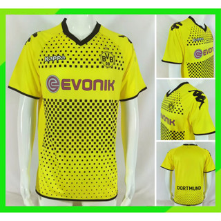 เสื้อกีฬาแขนสั้น ลายทีมชาติไทย Retro 11 12 Dortmund คุณภาพสูง AAA