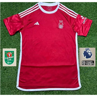 เสื้อกีฬาแขนสั้น ลายทีมชาติฟุตบอล Nottingham Forest 23 24 ชุดเหย้า ไซซ์ S - 4XL