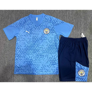 [พร้อมส่ง] 2023-24 M-City เสื้อแขนสั้น กางเกงขาสั้น คุณภาพสูง 1:1