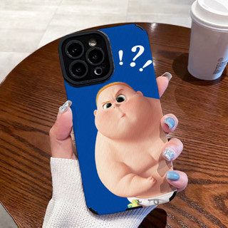 เคสโทรศัพท์มือถือ กันตก ลาย Baby Boss น่ารัก ตลก สําหรับ iPhone 11 12 13 14 Pro MAX 6 7 8 Plus X XR XS MAX 7 Plus