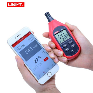 Uni-t UT333BT เครื่องวัดอุณหภูมิความชื้น ดิจิทัล จอแอลซีดี เครื่องวัดอุณหภูมิอากาศ เทอร์โมมิเตอร์ ไฮโกรมิเตอร์ ทดสอบ