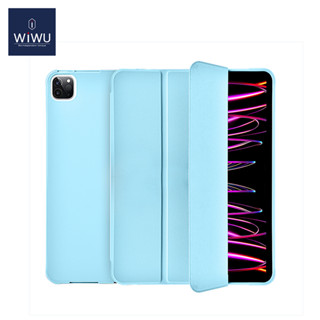 Wiwu เคสแท็บเล็ต TPU แบบนิ่ม พร้อมช่องใส่ดินสอ สําหรับ iPad 10.2 นิ้ว 2021 2020 iPad 9th 8th Generation 10.9 นิ้ว 2022 iPad 10th Generation