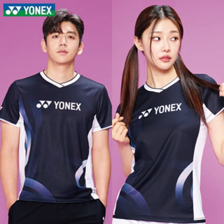 เสื้อกีฬาบาสเก็ตบอล ลายทีมเทนนิส Yonex แฟชั่นฤดูร้อน สําหรับผู้ชาย และผู้หญิง 2023