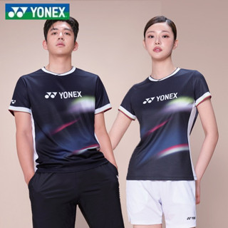 เสื้อกีฬาเทนนิส Yonex ดูดซับเหงื่อ แห้งเร็ว ระบายอากาศ สวมใส่สบาย เหมาะกับฤดูร้อน สําหรับผู้ชาย และผู้หญิง 2023