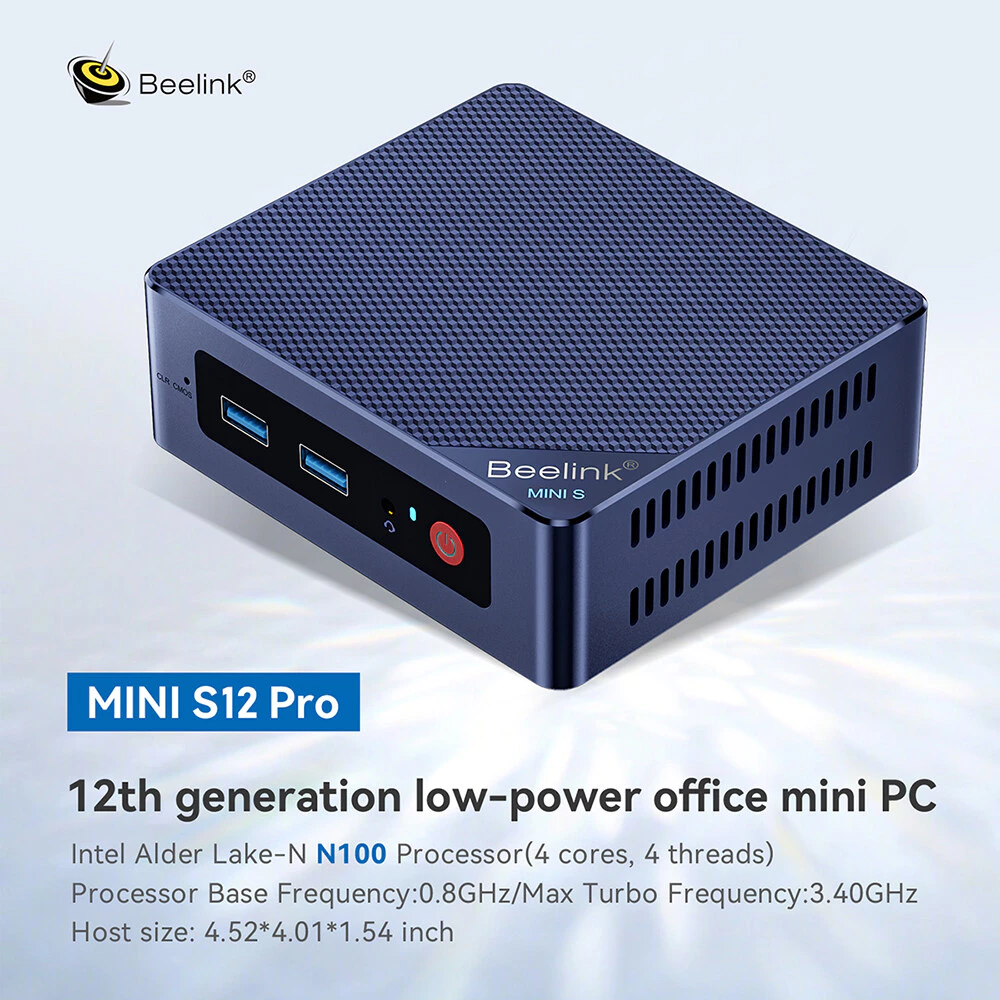 Beelink MINI S12 Pro/S13 Intel N100/N150 Mini PC Windows 11 thumbnail 3