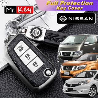 【Mr.Key】เคสกุญแจรถยนต์ แบบฝาพับ สําหรับ Nissan Navara Almera Serena NV200 X-Trail ALTIMA Terra Urvan Juke