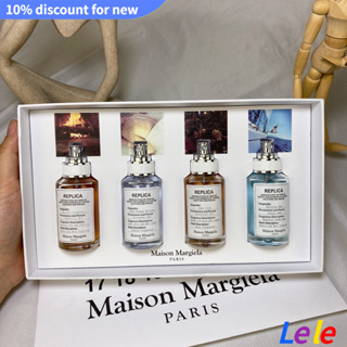 【SUVI】Martin Margiela Perfume Medium Sample Four-piece Fragrance 30ml×4 น้ําหอม ตัวอย่างขนาดกลาง น้ําหอมสี่ชิ้น 30 มล.×4