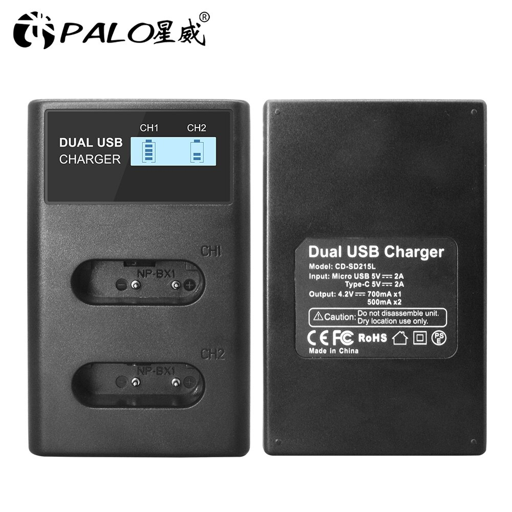 Palo NP BX1 NP-BX1 ที่ชาร์จแบตเตอรี่ สําหรับ Sony ZV-1ii ZV1F RX100 RX1 HX99 HX50 WX300 WX500 AS200V