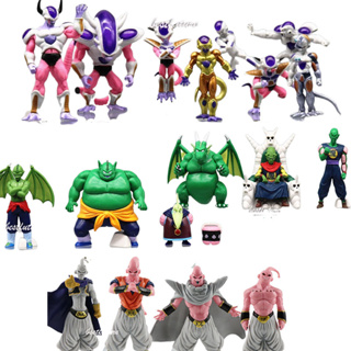 โมเดลฟิกเกอร์ Dragon Ball Z Anime Freeza Majin Buu ของเล่นสําหรับเด็ก 8 ชิ้น ต่อชุด