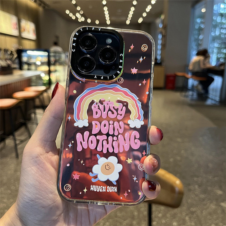 เคสไอโฟน 16/15/14/13/12/11 Pro max Laser Rainbow Compatible Case iPhone 11,12,13,14,15,16,11PM,12PM,13PM,14PM,15PM,16PM