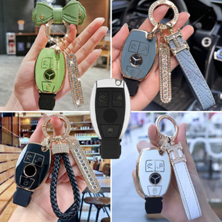 TPU การวิ่งแข่ง Mercedes Benz Key Case e300l c260l s grade glc300l a200l gle เคสกุญแจรถยนต์ พวงกุญแจ พวงกุญแจรถยนต์ กระเป๋าใส่กุญแจรถยนต์ ปลอก