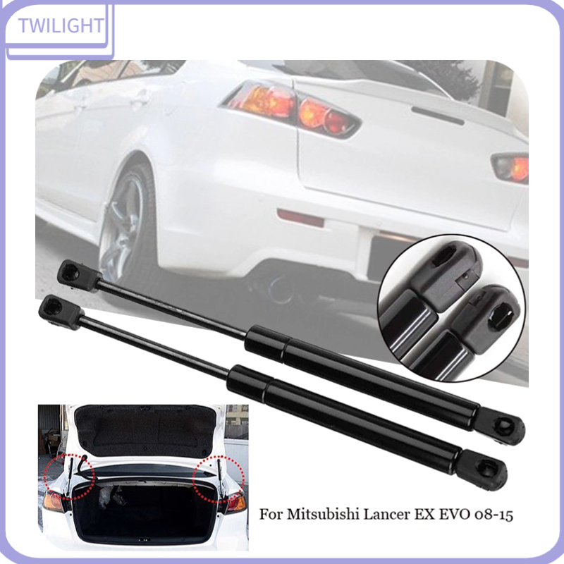 อะไหล่แก๊สสปริง ฝากระโปรงด้านหลังรถยนต์ สําหรับ Mitsubishi Lancer EX EVO 08-15 2 ชิ้น