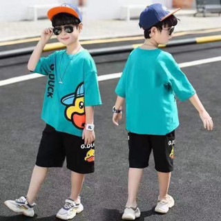 [เตรียมตัวขนส่ง] ชุดสูทแฟชั่น สองชิ้น ใส่สบาย สําหรับเด็กผู้ชาย อายุ 5-13 ปี