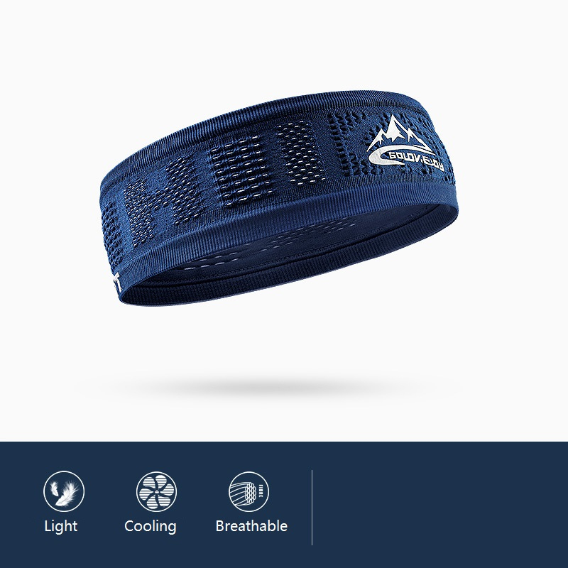 Sweat-absorbent Headband ที่คาดผมดูดซับเหงื่อและระบายอากาศได้ดี, ที่คาดผมแบบยืดหยุ่นสำหรับเล่นกีฬา, สายรัดป้องกันเหงื่อ - รูปที่ 4