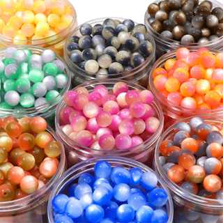 ลูกปัดเรซิ่น ทรงกลม 8 มม. 10 มม. 12 มม. สําหรับทําเครื่องประ…