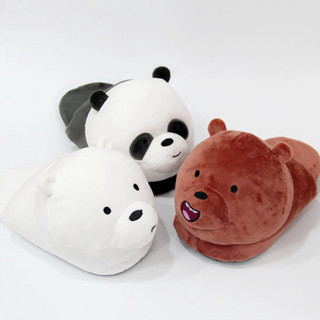 รองเท้าใส่ในบ้าน ลาย We Bare Bare Bear Grizzly