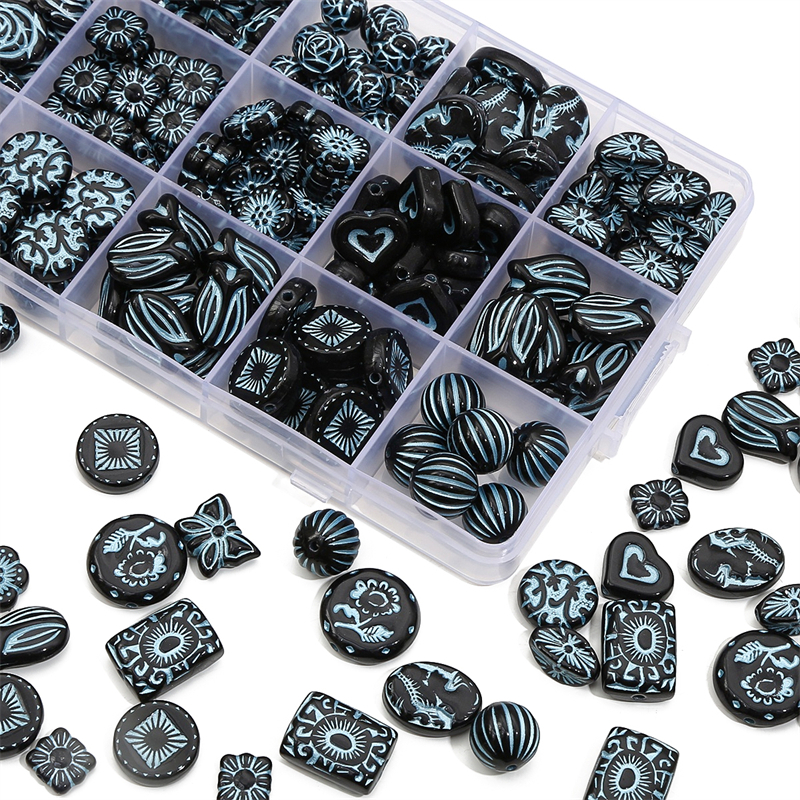 ลูกปัดอะคริลิค รูปหัวใจ ดอกไม้ ผีเสื้อ สไตล์บาร็อค สําหรับทําเครื่องประดับ DIY - รูปที่ 4