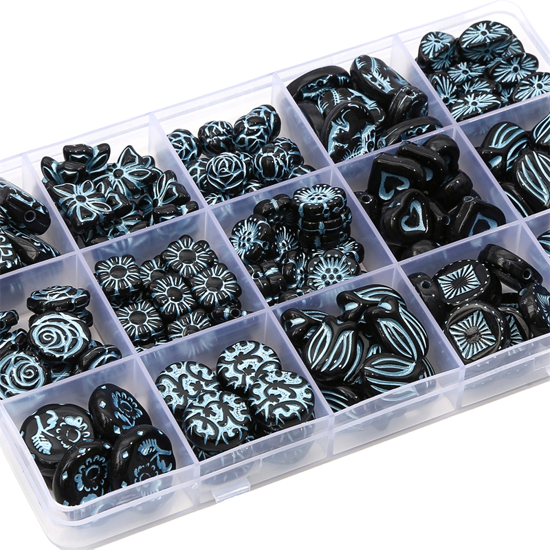 ลูกปัดอะคริลิค รูปหัวใจ ดอกไม้ ผีเสื้อ สไตล์บาร็อค สําหรับทําเครื่องประดับ DIY - รูปที่ 7