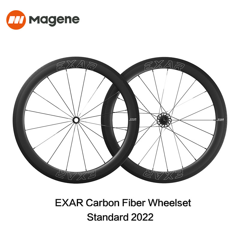 MAGENE [รับประกันอย่างเป็นทางการ] ชุดล้อจักรยานคาร์บอน แบบล็อคกลาง สําหรับรถจักรยาน
