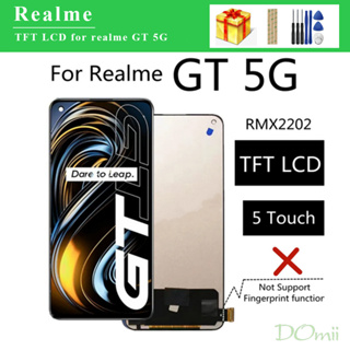 อะไหล่หน้าจอสัมผัส LCD 6.43 นิ้ว TFT สําหรับ Realme GT 5G RMX2202