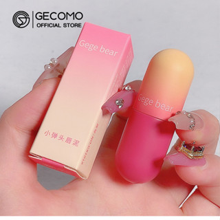 Gecomo ลิปสติก เคลือบริมฝีปาก สีชมพู