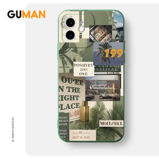 Guman เคสไอโฟน เคสซิลิโคนนุ่มกันกระแทกน่ารักตลก เคสโทรศัพท์ Compatible for iPhone 15 14 13 12 11 Pro Max SE 2020 X XR XS 8 7 6 6S Plus พลัส XYB2241